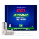 CCI Pest Control Shotshell 45 ACP Ammo For Sale - 115 Grain #8 Bismuth Shot - 10 Rounds