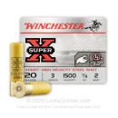 Premium 20 Gauge Ammo For Sale - 3" 7/8 oz. #2 Steel Shot Ammunition in Stock by Winchester Xpert High Velocity - 25 Rounds