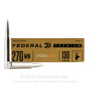 Premium 270 Ammo For Sale - 130 Grain Trophy Bonded Tip Ammunition in Stock by Federal - 20 Rounds