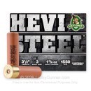 Premium 12 Gauge Ammo For Sale - 3-1/2” 1-3/8oz. #3 Steel Shot Ammunition in Stock by Hevi-Steel - 25 Rounds