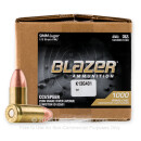 Blazer Brass 9mm Ammo For Sale - 115 Grain FMJ - 1000 Rounds