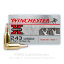 Cheap 243 WSSM Ammo For Sale - 100 Grain Power-Point SP Ammunition in Stock by Winchester Super-X - 20 Rounds