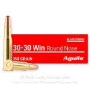 Aguila 30-30 Ammo For Sale - 150gr SP - 20 Rounds