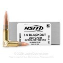 HSM Subsonic 8.6 Blackout Ammo For Sale - 300 Grain HPBT MatchKing - 20 Rounds