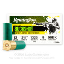 Bulk 12 ga Ammo For Sale - 2-3/4" 00 Buck Ammunition by Remington - 100 Rounds