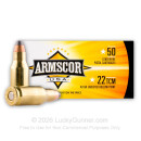 Bulk 22 TCM Ammo For Sale - 40 Grain JHP Ammunition in Stock by Armscor USA - 1000 Rounds
