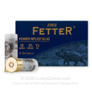 12 Gauge - 2-3/4" 1-1/8oz. Rifled Slug - Fetter - 15 Rounds