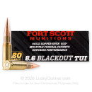 Fort Scott Munitions 8.6 Blackout Ammo For Sale - 235 Grain TUI - 20 Rounds