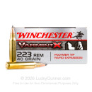 Cheap 223 Rem Ammo For Sale - 40 Grain PT Ammunition in Stock by Winchester Varmint-X - 20 Rounds