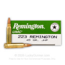 223 Rem - 45 gr JHP - Remington - 200 Rounds