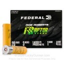20 Gauge - 3" 1oz. #4 Steel Shot - Federal Rob Roberts Raptor Steel - 25 Rounds