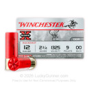 Bulk 12 Gauge Ammo - 2-3/4" - 00 Buck - Game Shot Shells - Winchester Super-X - 250 Rounds