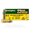 Remington 22 Golden Hunter 22 LR Ammo For Sale - 40 Grain CPHP - 550 Rounds