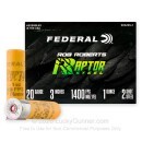 Premium 20 Gauge Ammo For Sale - 3” 1oz. #2 Steel Shot Ammunition in Stock by Federal Rob Roberts Raptor Steel - 25 Rounds