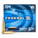 Premium 223 Rem Ammo For Sale - 53 Grain V-MAX Ammunition in Stock by Federal Varmint & Predator - 100 Rounds