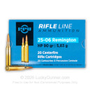 Cheap 25-06 Ammo For Sale - 90 Grain HP Ammunition in Stock by Prvi Partizan - 20 Rounds