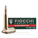 22-250 Ammo For Sale - 55 gr PSP - Fiocchi Ammo Online