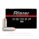 45 Long Colt Ammo - 200 gr JHP  - CCI Ammunition - 50 Rounds