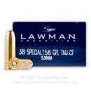 38 Special - 158 Grain TMJ - Speer Lawman CleanFire - 50 Rounds