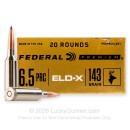 Federal 6.5 PRC Ammo For Sale - 143 Grain ELD-X - 20 Rounds