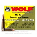 Cheap Wolf Turkish 7.62x39 Ammo For Sale - 123 Grain FMJ - 20 Rounds