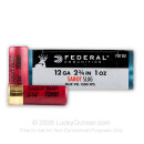 12 ga Ammo For Sale - 2-3/4" Sabot Slug Ammunition by Federal Power Shok
