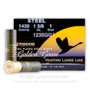 Bulk 12 Gauge Ammo For Sale - 3-1/2" 1-5/8 oz. #1 Steel Shot Ammunition in Stock by Fiocchi Golden Goose - 250 Rounds