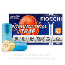 Cheap 12 Gauge Ammo For Sale - 2-3/4” 17/20oz. #7.5 Shot Ammunition in Stock by Fiocchi Exacta Target - 25 Rounds