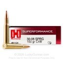 Hornady Superformance 30-06 Ammo For Sale - 150 Grain CX - 20 Rounds