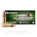 Remington Subsonic 22 LR Ammo For Sale - 40 Grain CPHP - 225 Rounds