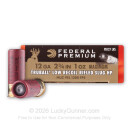 Premium 12 ga Ammo For Sale - 2-3/4" Truball HP Rifled Slug Ammunition by Federal Premium - 5 Rounds