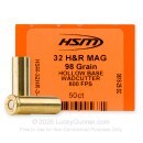 HSM Training 32 H&R Magnum Ammo For Sale - 98 Grain HBWC - 50 Rounds