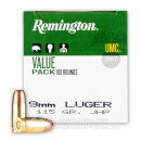 9mm Ammo For Sale - 1115 gr JHP - Remington UMC Ammunition In Stock - 600 Rounds