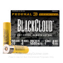Premium 20 Gauge Ammo For Sale - 3” 1oz. #4 Steel Shot Ammunition in Stock by Federal Black Cloud FS Steel - 25 Rounds