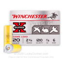 Cheap 20 Gauge Ammo - Winchester Super-X Game Load 2-3/4" #6 Lead Shot - 25 Rounds