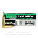 Premium 300 Winchester Magnum Ammo For Sale - 180 Grain GameChanger Ammunition in Stock by Sierra - 20 Rounds