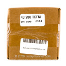 Premium 40 S&W (.400") Bullets for Sale - 200 Grain FMJ-TC Bullets in Stock by Zero Bullets - 500 Projectiles