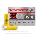 20 Gauge Ammo - Winchester Super-X 2-3/4" #8 Shot - 250 Rounds