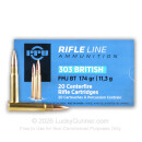 Bulk 303 British Ammo For Sale - 174 Grain FMJBT Ammunition in Stock by Prvi Partizan - 200 Rounds