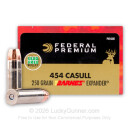 Premium 454 Casull - 250 gr Barnes Expander SCHP by Federal Premium in Stock - 20 Rounds