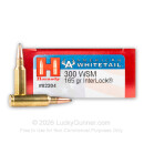 Cheap 300 WSM Ammo For Sale - 165 Grain Interlock Ammunition in Stock by Hornady American Whitetail - 20 Rounds