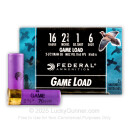 Cheap 16 Gauge Ammo For Sale - 2-3/4” 1 oz. #6 Shot Ammunition in Stock by Federal Premium - 250 Rounds 