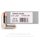 Underwood 10mm Auto Ammo For Sale - 200 Grain XTP JHP - 20 Rounds
