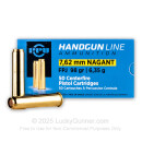 Bulk 7.62mm Nagant Ammo For Sale - 98 gr JFP Jacketed Flat Point Ammunition Online by Prvi Partizan - 500 Rounds