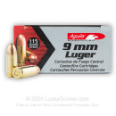 Bulk 9mm Aguila Ammo For Sale - 115 gr Full Metal Jacket Ammunition In Stock - 1000 Rounds