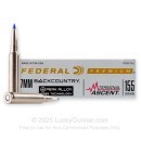 Federal 7mm Backcountry Ammo For Sale - 155 Grain Terminal Ascent - 20 Rounds