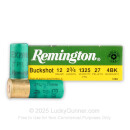 Bulk 12 ga Ammo For Sale - 2-3/4" #4 Buck Ammunition by Remington - 250 Rounds