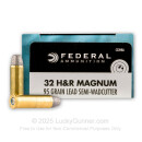 Cheap 32 H&R Magnum Ammo For Sale - 95 Grain LSWC Ammunition in Stock by Federal Champion - 20 Rounds