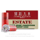 Bulk 12 Gauge Ammo - 2-3/4" Lead Shot shells - 1 oz - #8 - Estate - 250 Rounds