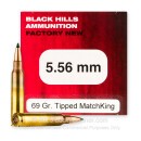 Premium 5.56x45 Ammo For Sale - 69 Grain TMK Ammunition in Stock by Black Hills - 50 Rounds